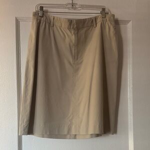Banana Republic Beige A-Line Skirt